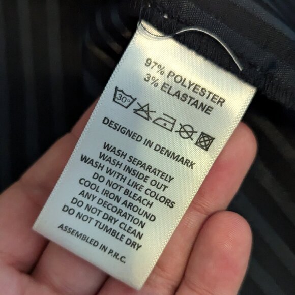 HAN KJOBENHAVN - Black striped shirt - Sz M - Picture 8 of 9